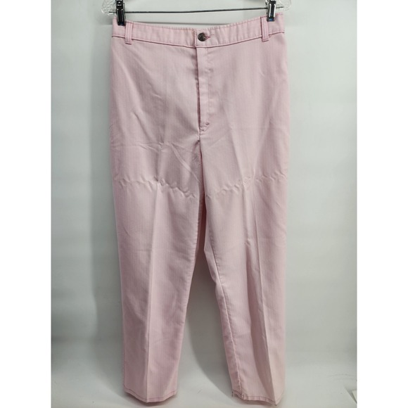 Vintage Pants - Vintage Pink High Waisted Straight Leg Pants Size 16